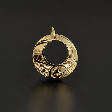 Killerwhale - 14k Gold Pendant