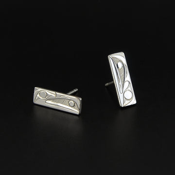 Raven and the Light - Silver Studs