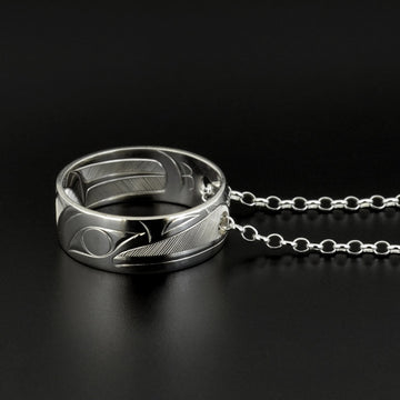 Ravens - Silver Necklace
