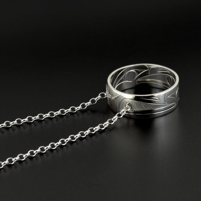 Ravens - Silver Necklace