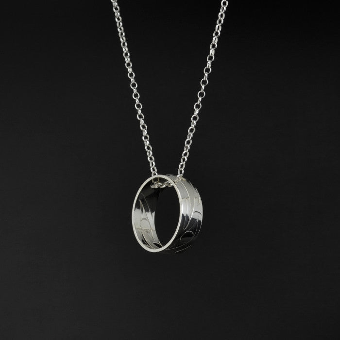 Ravens - Silver Necklace