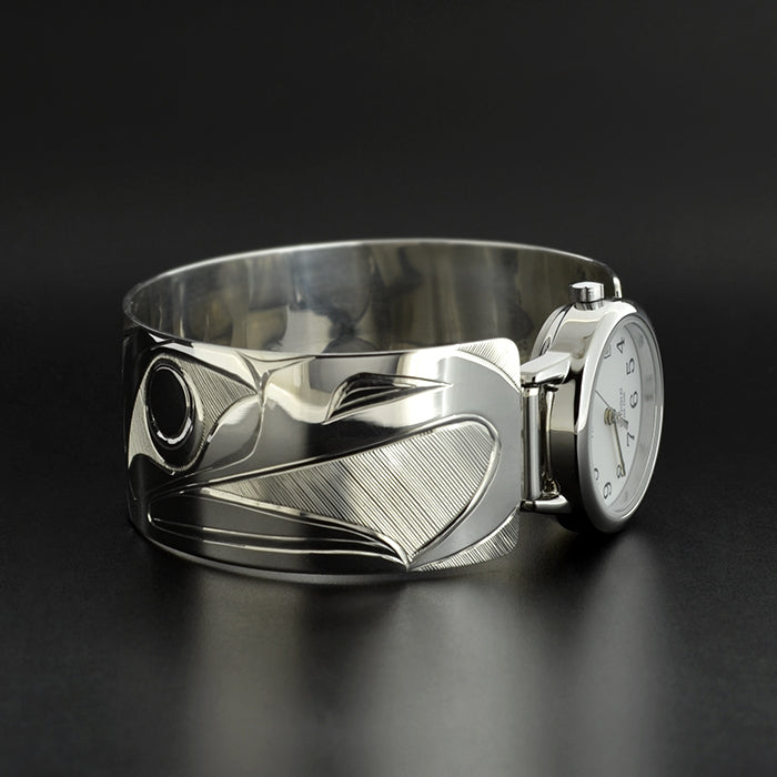 Raven and Eagle - Silver Watch
