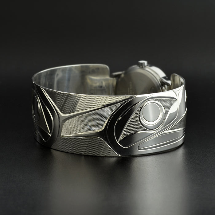 Raven and Eagle - Silver Watch