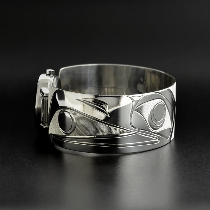 Raven and Eagle - Silver Watch