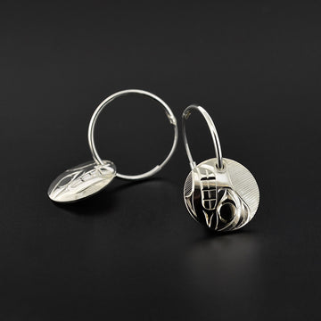 Wolves - Silver Earrings