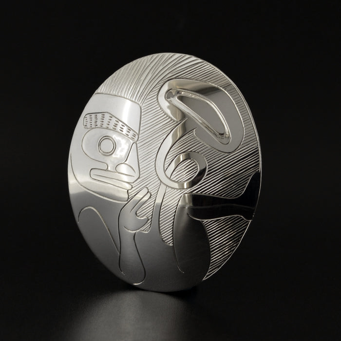 Birth of the Ovoid - Silver Pendant