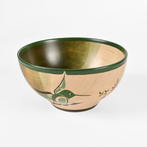 Hummingbirds - Turned Alder Bowl