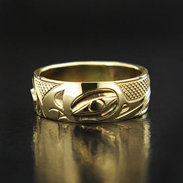 Hummingbird - 14k Gold Ring