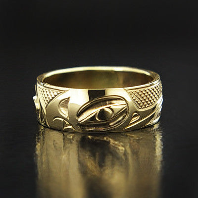 Hummingbird - 14k Gold Ring
