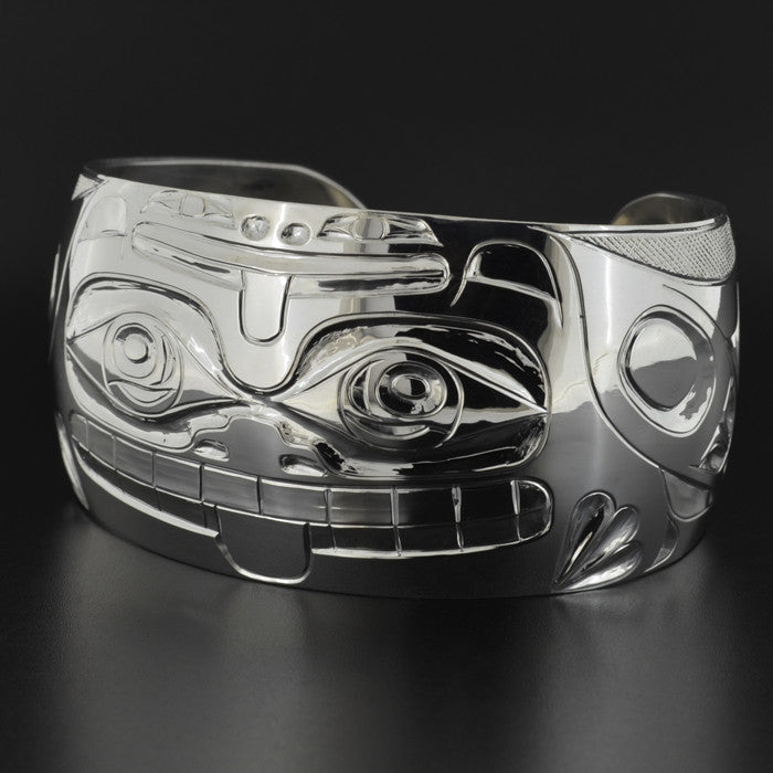 Bear and Frog - Silver Bracelet