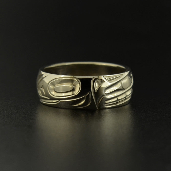 Wolf - 14k White Gold Ring