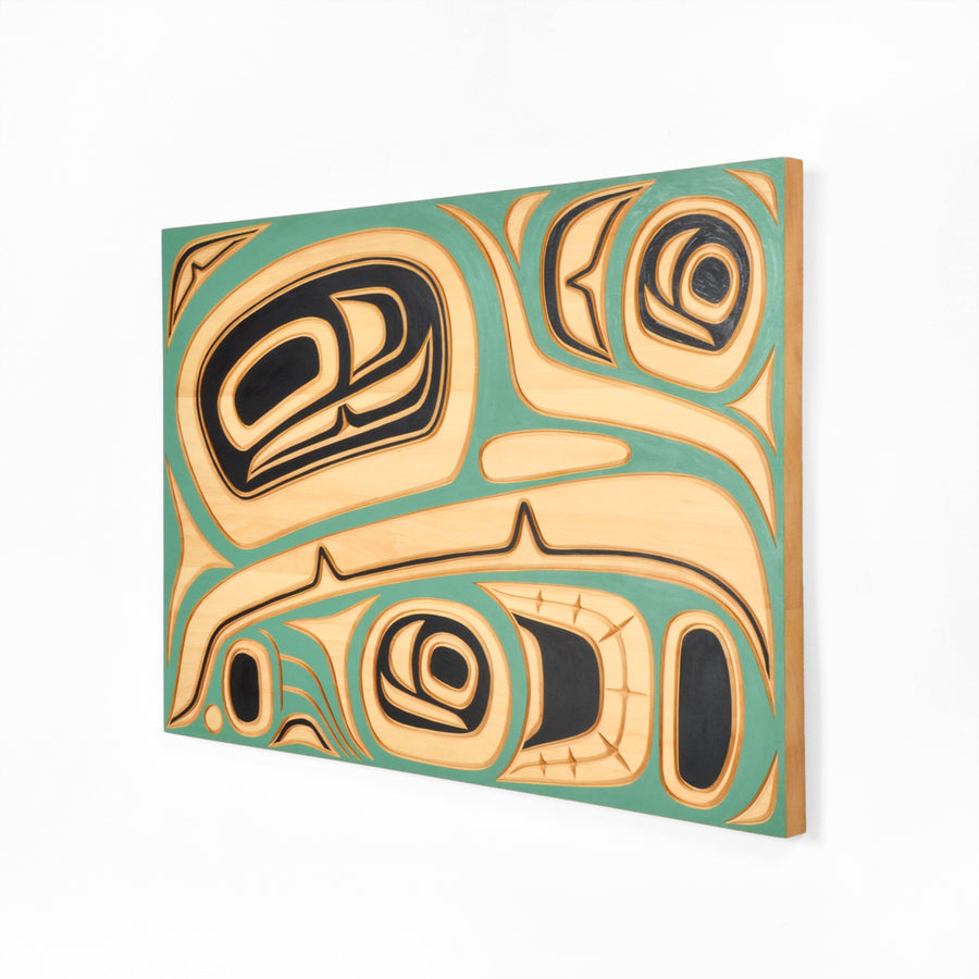 Raven - Yellow Cedar Panel
