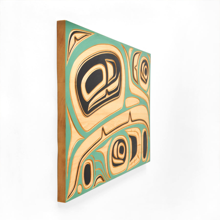 Raven - Yellow Cedar Panel