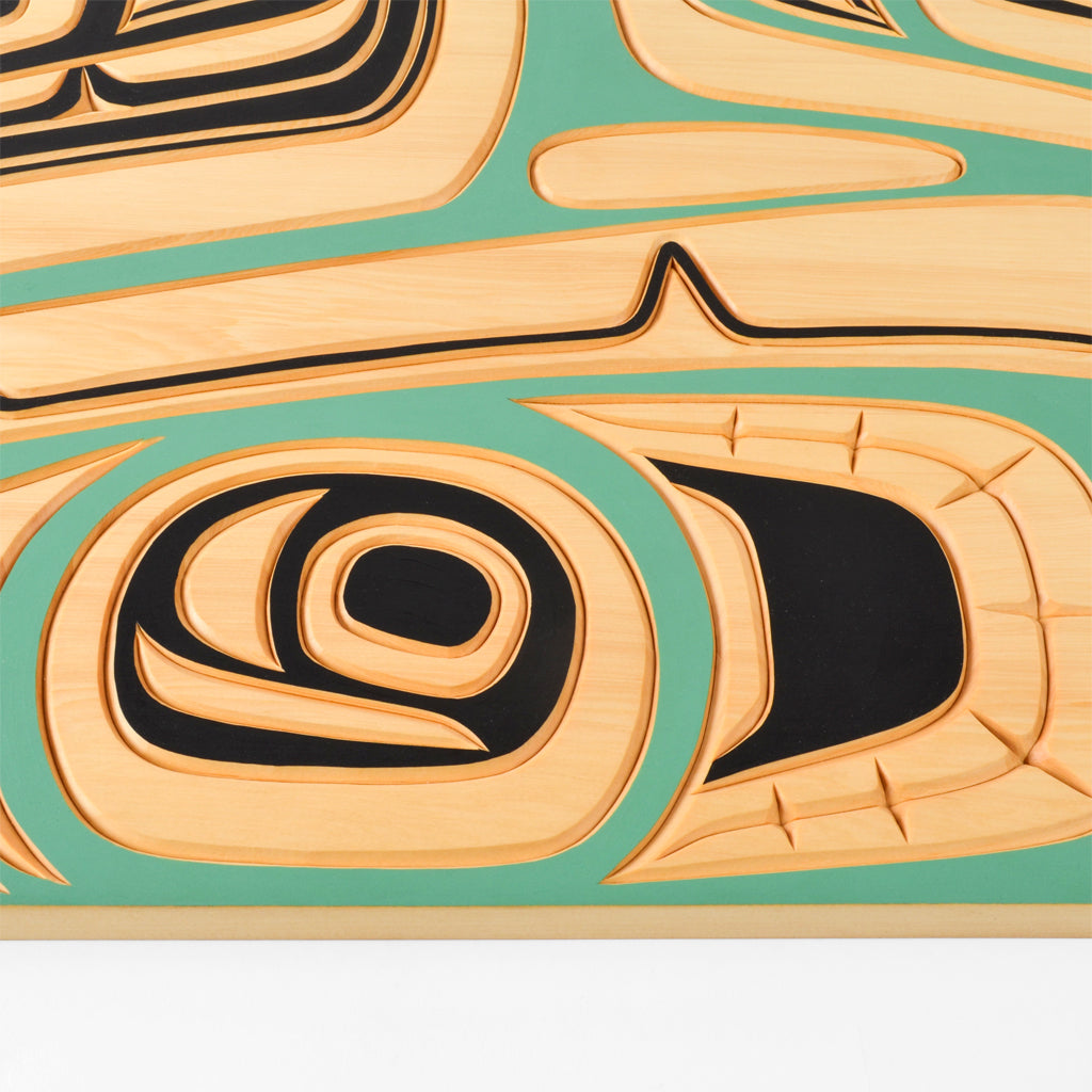 Raven - Yellow Cedar Panel
