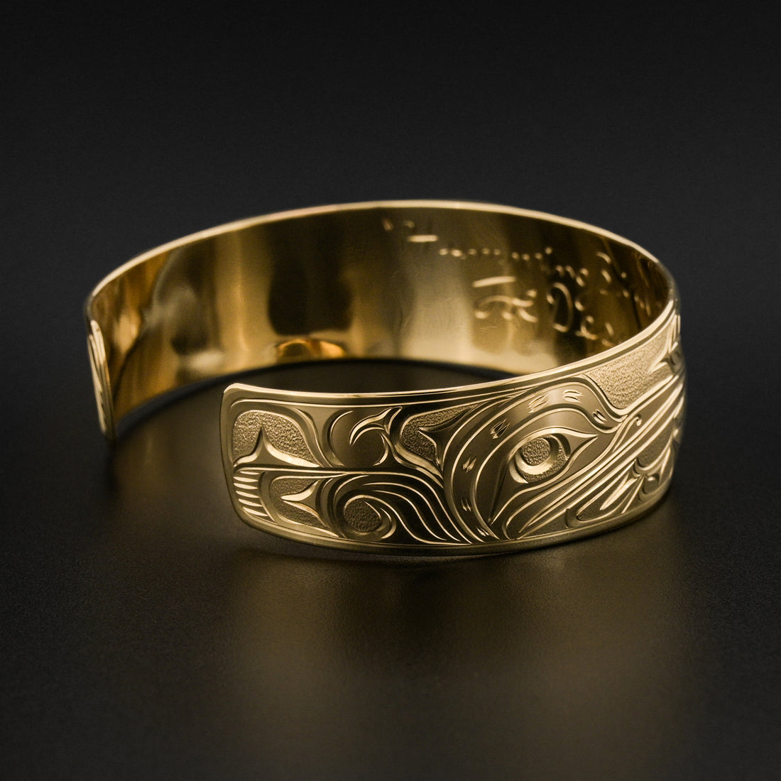 Hummingbird and Eagle - 14k Gold Bracelet