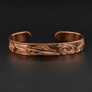 Raven and Light - Copper Bracelet