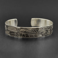 Wolf - Silver Bracelet