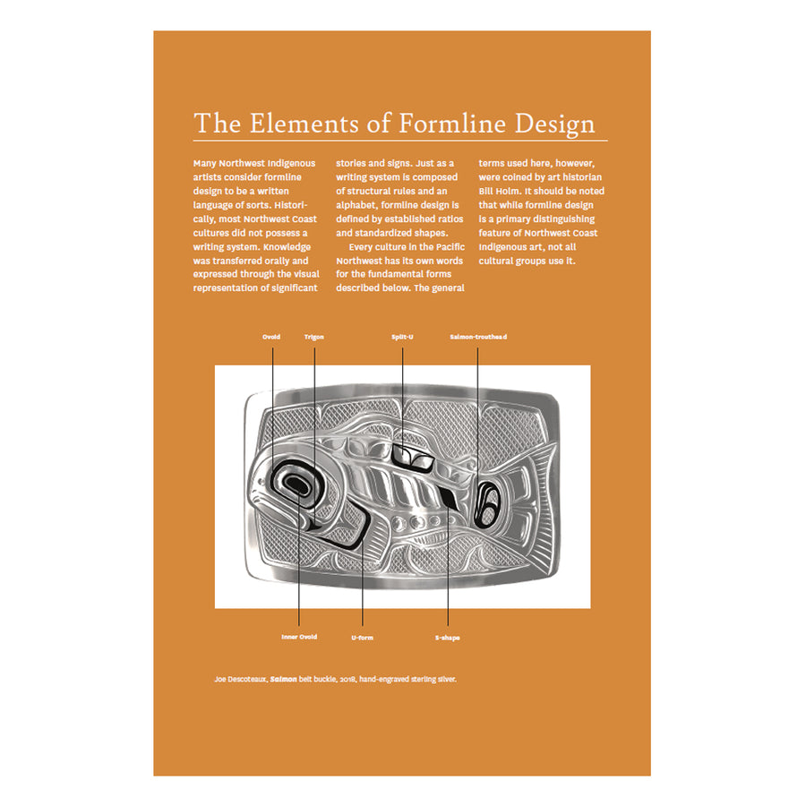 Salmon - Silver Belt Buckle