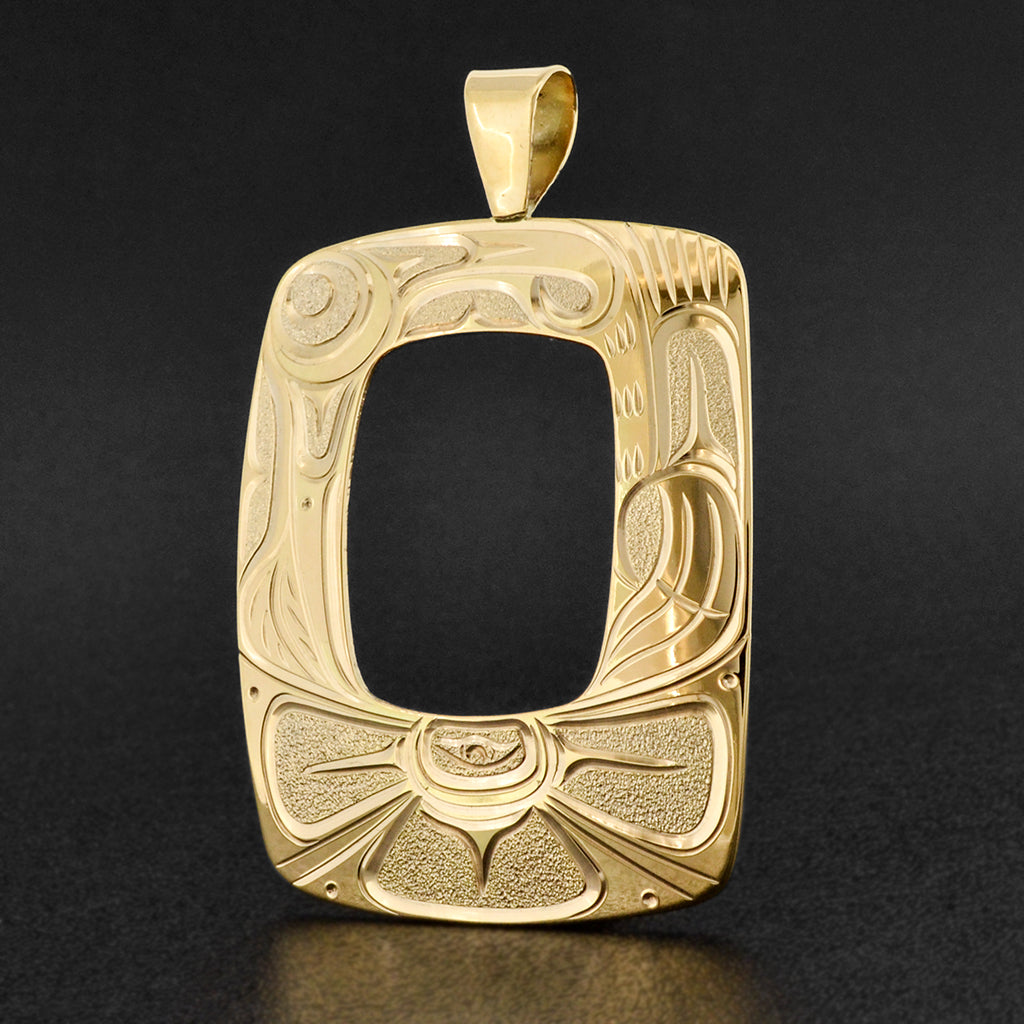 Hummingbird - 14k Gold Pendant
