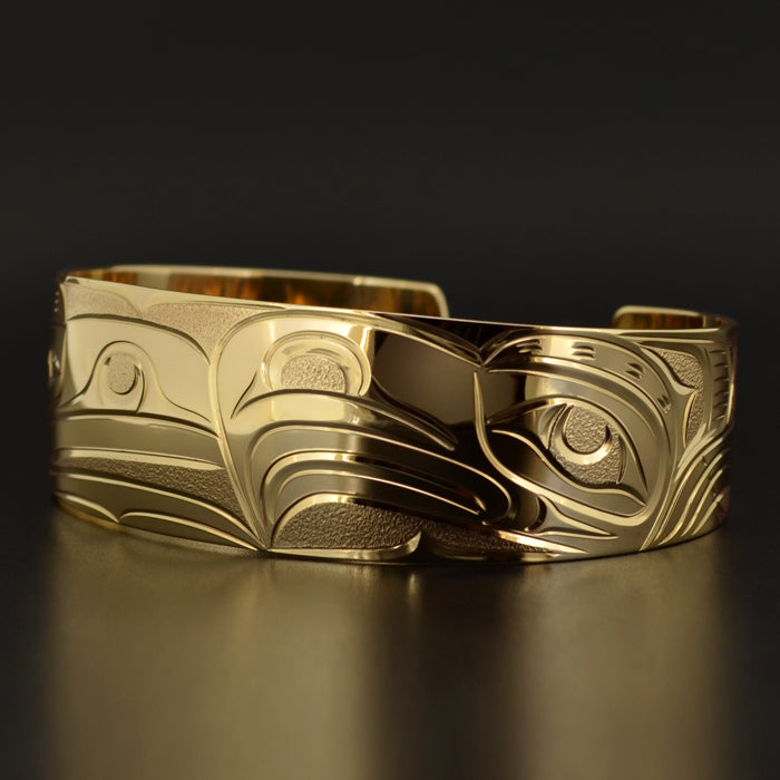 Raven and Eagle - 14k Gold Bracelet