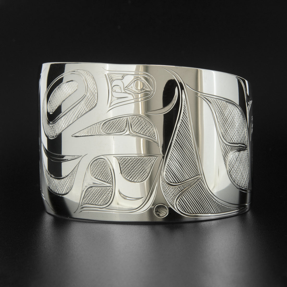 Eagle Swims in the Sea - Silver Bracelet
