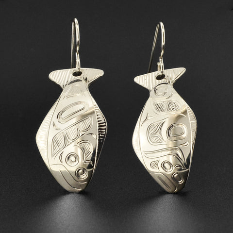 Halibut - Silver Earrings