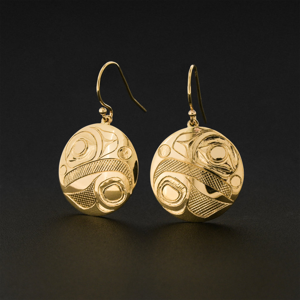 Eagle - 14k Gold Earrings