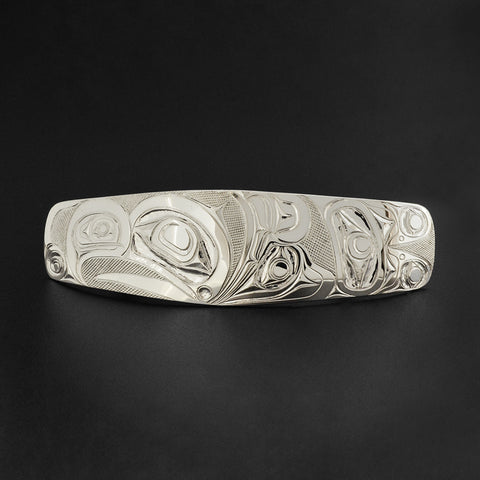 Eagle - Silver Barrette