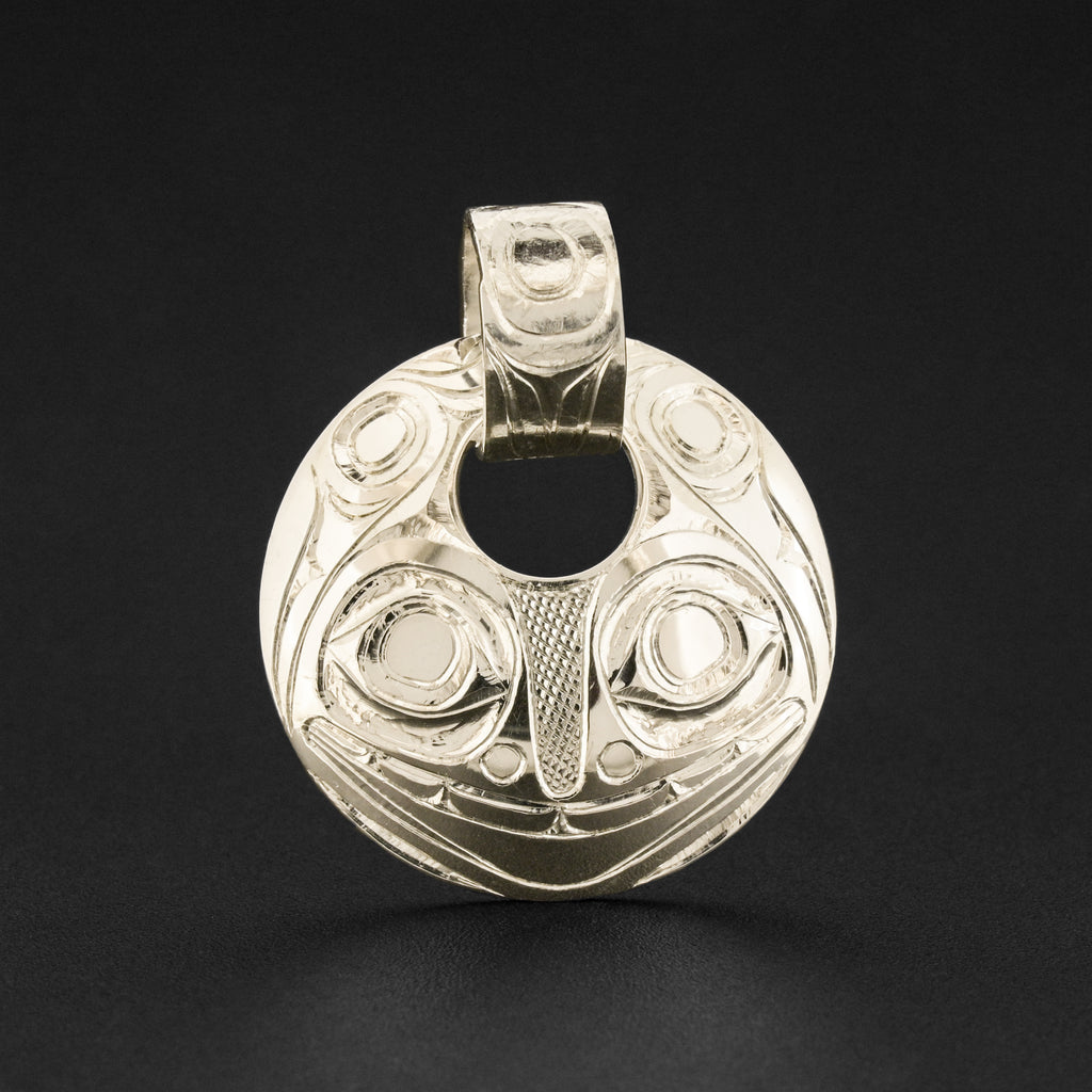 Frog - Silver Pendant