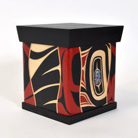 Eagle - Bentwood Box with Abalone Inlays