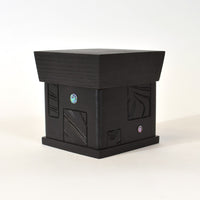 Raven - Bentwood Box with Abalone Inlays