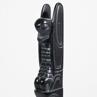 Eagle, Raven, Bear, Killerwhale - Argillite Pole