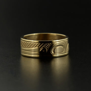 Hummingbird - 14k Gold Ring