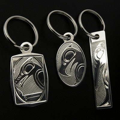 Justin Rivard Silver Keychain