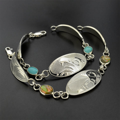 Justin Rivard Silver Link Bracelet