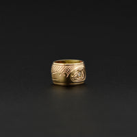 Hummingbird - 14k Gold Bead with Diamond