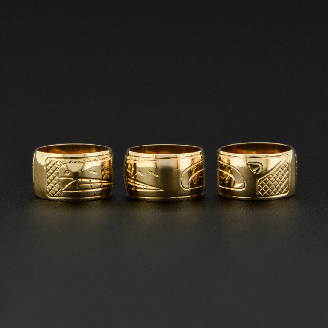 Assorted Designs - 14k Gold Totem Beads