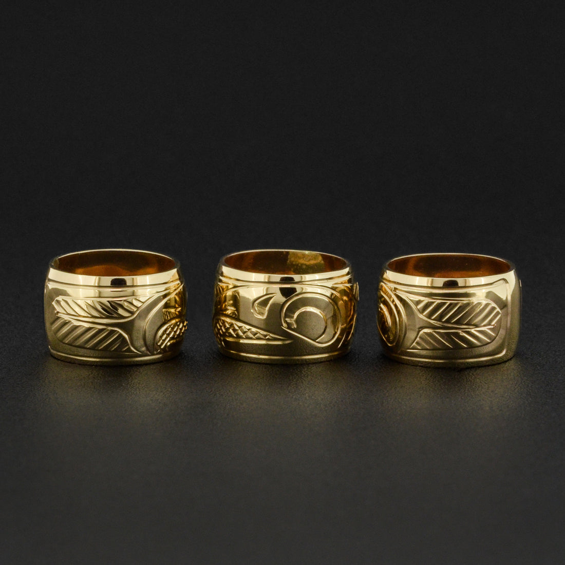 Assorted Designs - 14k Gold Totem Beads