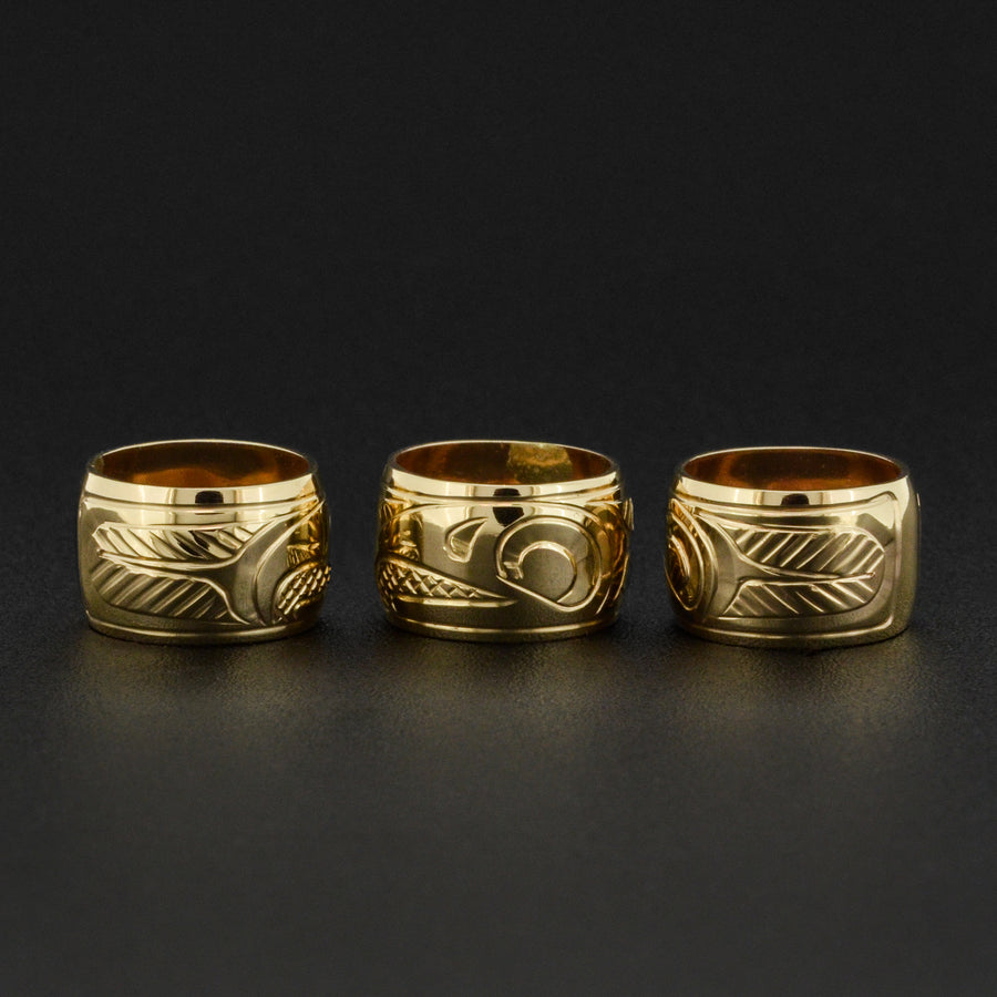 Assorted Designs - 14k Gold Totem Beads