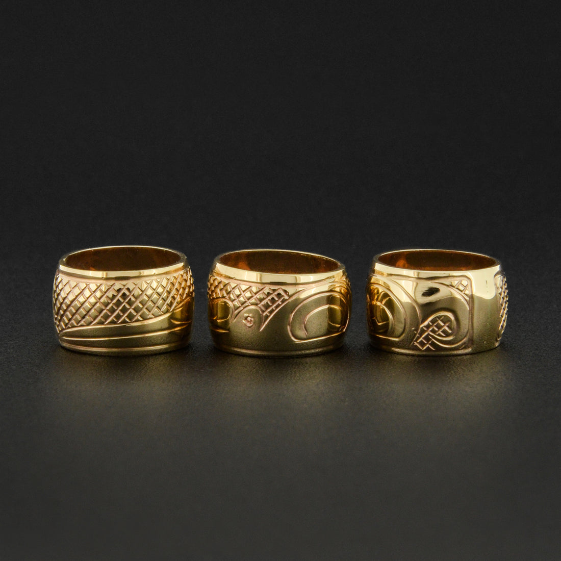 Assorted Designs - 14k Gold Totem Beads