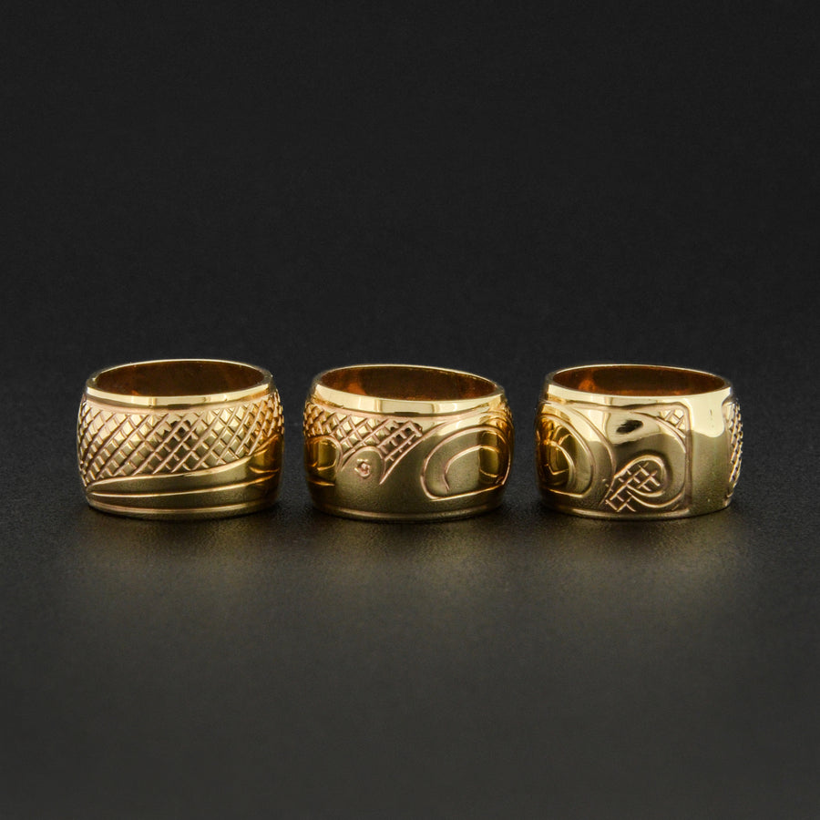 Assorted Designs - 14k Gold Totem Beads