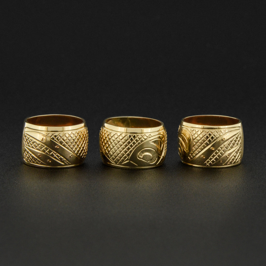 Assorted Designs - 14k Gold Totem Beads