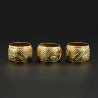 Assorted Designs - 14k Gold Totem Beads