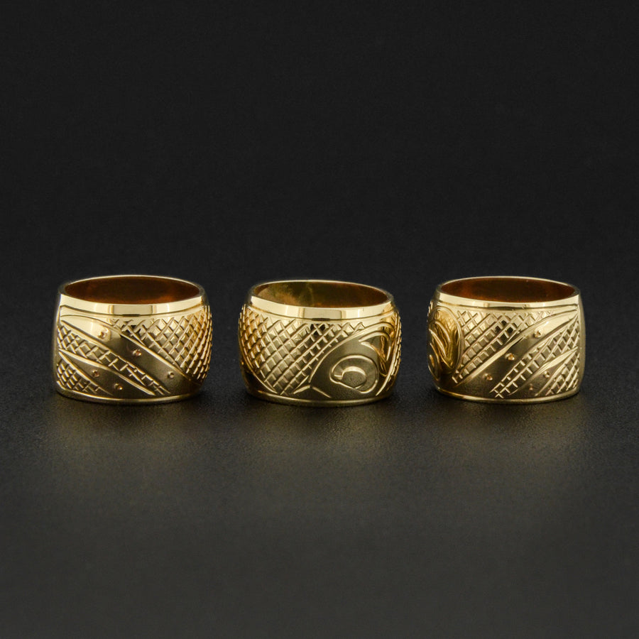 Assorted Designs - 14k Gold Totem Beads