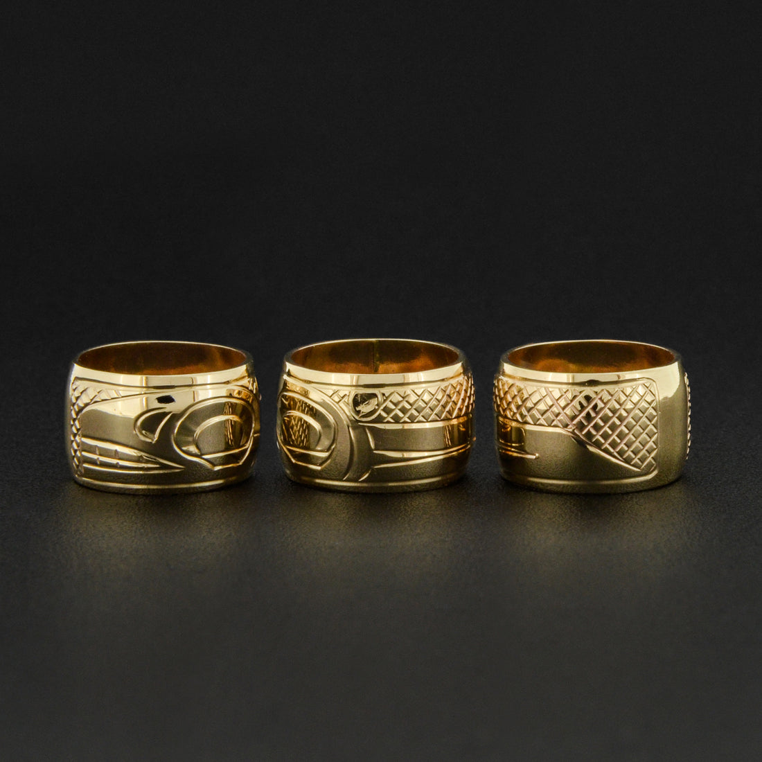 Assorted Designs - 14k Gold Totem Beads