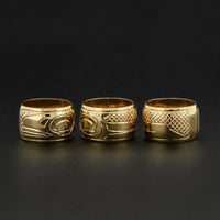 Assorted Designs - 14k Gold Totem Beads