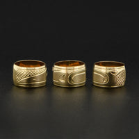 Assorted Designs - 14k Gold Totem Beads