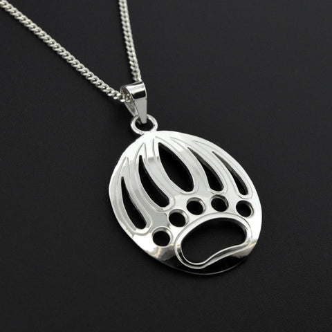 Bear Paw - Silver Pendant