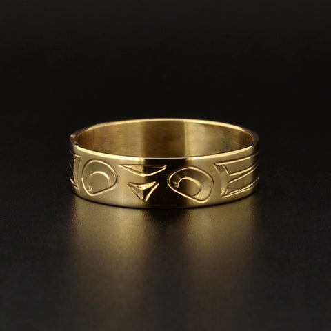 Owl - 14k Gold Ring