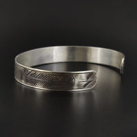 Ravens - Silver Bracelet